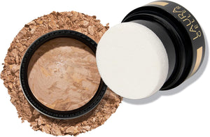 Award-Winning Baked Balance-n-Brighten To Go Color Correcting Powder Foundation - Medium - Buildable Light to Medium Coverage - Demi-Matte Natural Finish