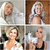 Purple Hair Mask for Blonde, Platinum and Silver Hair - B Uniq Blue Masque to Reduce Brassiness and Condition Dry, Damaged Hair - Sulfate Free Toner (200 ml)