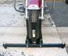 70271 Adjustable Motorcycle Wheel Chock Stand Heavy Duty 1800lb Weight Capacity,Black