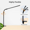 Desk Lamp Clamp, Eye Caring Desk Light, 5W 460lm, Dimmable LED Desk Lamp, 10 Brightness Levels x 3 Colour Modes, USB Powered Clip on LED Desk Light for Office, Study, Crafts, Nails, Reading