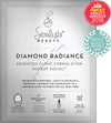 Advanced Clinic Formulation Diamond Radiance Instant Facial – Anti-Ageing Treatment With Peptides, Vitamin C, Niacinamide - Dermatologist Created Korean Skin Care - Award Winning