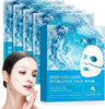 Collagen Face Mask, Bio Collagen Face Mask, Collagen Mask, Collagen Mask Overnight for Deep Hydrate, Brighten, Shrink Pores, Elasticity Improvement, Reduce Fine Lines & Wrinkles(4PCS)