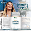 Immune Support - Vitamin C 1200mg and Zinc 40mg & Vitamin D3 1000IU - 180 Vegetarian Capsules - 3 Month Supply - Made in The UK -