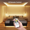 5M D Strip Lights, Warm White to Cool Daylight, Dimmab and Tunab with Remote, Stick-on D Light for Bedroom, Desk, Mirror, Wall, Ceiling and More