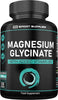 Magnesium Glycinate Supplements 1500mg & Vitamin B6-120 High Strength Capsules - 1500mg of Magnesium Providing 315mg Elemental Magnesium (Bisglycinate) - Pure Active Ingredient