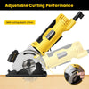 Mini Circular Saw, 580W 4000RPM Compact Electric Circular Saws with 3 Blades(85mm), Laser Guide, Scale Ruler, Pure Copper Motor Mini Saw for Wood, Soft Metal, Tile, Plastic Corded