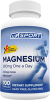 Magnesium Supplement Complex  - High Absorption with Vitamins B6, D, E - Relieves Leg Cramps, Muscle Support & tensed Muscles 100 Servings