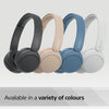 WH-CH520 Wireless Bluetooth Headphones - up to 50 Hours Battery Life with Quick Charge, On-ear style - Black