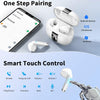 Wireless Earbuds, Bluetooth 5.3 Headphones NEW Wireless Headphones with 4 ENC Mic, 56H Bluetooth Earphones in Ear Noise Cancelling Deep Bass, Mini Ear Buds Bluetooth Earbuds IP7 Waterproof LED Display