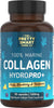 Powerful Marine Collagen Tablets - with Hyaluronic Acid, Biotin & Blueberry - 1400MG Complex - Hydrolysed Type 1 - with Vitamins & Minerals - 90 Capsules - Made in The UK by