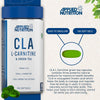 CLA L Carnitine & Green Tea - Natural Energy from CLA Conjugated Linoleic Acid, Fat Burning Blend Supplement, Support Weight Management, 100 Veggie Softgels - 50 Servings