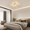 Modern LED Ceiling Light, 30W Flower Shape Ceiling Lamp, White Ceiling Lights fixtures for Bedroom, Living Room, Dining Room, Aisle Entrance, Kitchen, Warm White 3000K