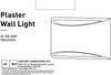 LED Wall Lights 2 Pack Indoor Modern White Plaster Wall Wash Lights 7W Warm White LED Sconce Up and Down Wall Lamp for Living Room, Bedroom, Hallway (G9 LED Bulb Include)