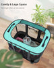 Foldable Pet Playpen,Cat Dog Playpen,Portable Dog Cage soft Portable Exercise Kennel Tent,Puppy Pen Indoors/Outdoors Pet Tent Fence(S(70 * 55 * 45cm))