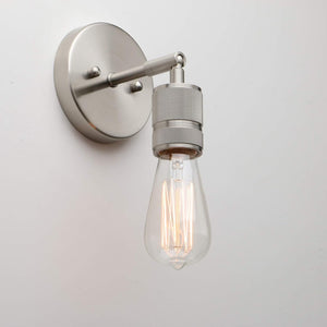 Lighting Vintage Up/Down Wall Light Industrial Antique Wall Lamp Fitting Fixtures,Wall Sconce Edison Lamp for Kitchen, Hall, Dining Room, Bedroom,Bar, Restaurants, Coffee Shop (Brushed)