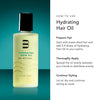 Hydrating Hair Oil - Designed for Dry, Frizzy, Straight, or Curly Hair - 100% Natural Men's Hair Strengthening Oil - 60 ml / 2.0 oz