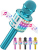 Wireless Microphone with Lights, Karaoke Bluetooth Microphone for Kids Adults, Portable Toy Karaoke Mic Speaker Machine, Home KTV Player Support Phone/Pad/TV for Party Singing, Boys Girls Best Gifts