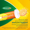 Immuno Effervescent Tablets, 11 Vitamins and Minerals, Including Vitamins D, C, A, B9, Zinc and Iron to Help Support Your Immune System and B6 and B12 Support Energy Release, Green, 30 Tablets