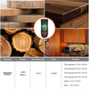 Moisture Meter, Moisture Meter with LCD Display Suitable for Quick Determination of Moisture Content of Raw Wood, Paper, Plywood, Plaster Walls, Flooring, etc.