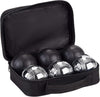 6 Boules Petanque in Zipper Bag