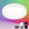 Smart D Ceiling Light Dimmab, RGB Colour Changing Ceiling Light, App or Voice Control, IP54 Waterproof Bathroom Light, 15W 1250lm, Warm to Cool White Tunab, Work with Axa and Goog Home