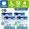 Pants Super Large 12 Pants, Pack of 4