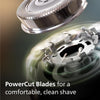 Electric Shaver Series 3000X - Wet & Dry Electric Shaver for Men in Deep Black, with SkinProtect Technology, Pop-up Beard Trimmer, Ergonomic Men's Shaver (Model X3001/00)