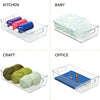 Cosmetic Organiser Tray – Plastic Storage Box for Health and Beauty Products – Ideal Storage Tray for the Bathroom – Clear