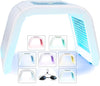 7 Colour LED Mask Anti-Acne Machine, Portable LED Face Mask for Wrinkle Removal, Anti-aging, Skin Rejuvenation, Beauty Machine for Facial Skin Care, Home Salon Use(UK Plug)