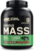 Serious Mass Protein Powder with Creatine, Glutamine, 25 Vitamins & Minerals, High Calorie Mass Gainer, Chocolate Flavour, 8 Servings, 2.73kg, Packaging May Vary