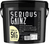 , SERIOUS GAINZ - Whey Protein Powder - Weight Gain, Mass Gainer - 30g Protein Powders (Vanilla, 5kg)