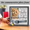 Keepsake Dog Cat Dog Photo Frame Quality Solid Wood Memorial Your Pet Product Size: 23 x 23 cm / 9 x 9 Inches