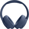 Tune 720BT Wireless On-Ear Headphones, with  Pure Bass Sound, Bluetooth 5.3, Hands-Free Calls, Audio Cable and 76-Hour Battery Life, in Blue