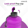 XL Jug 2.2 Litre Water Bottle - BPA Free with Nylon Strap and Flip Cap for Daily Use - Hydration Bottle for Active Lifestyles - Water Bottles for Gym, Travel, and Outdoor (Frosted Purple)