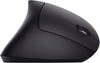 Verto Wireless Ergonomic Mouse, Vertical Mouse with Storable USB Micro-receiver, 800-1600 DPI, 6 Buttons, Illuminated Mouse for Right Hand Users for PC, Laptop, Mac, Batteries Included - Black