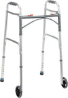 Drive Devilbiss Folding Lightweight Aluminium Walking Frame with Wheels