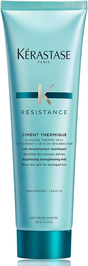 Kérastase Resistance Ciment Thermique, Daily Nourishing Leave-In Treatment, for Damaged Hair, with Vita-Ciment Complex, 150ml