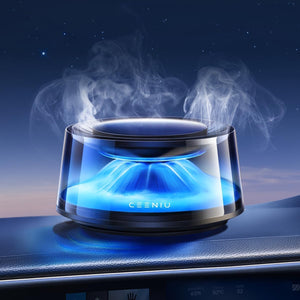 Smart Car Air Fresheners, 2024 Natural Scenic Scent New Smell Car Diffuser, Multi-Sensory Enjoyment, Auto On/Off, Adjustable Intensity, Two Refills Lasting 200+ Hours, Car Gift for Men & Women
