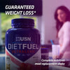 Diet Fuel Ultralean Meal Replacement Shake Powder, Strawberry Flavour - 2kg, High Protein Shake Powdered Drink Mix, Low Calorie Diet & Weight Control Powder, 25g Protein