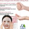 Collagen Mask - Deep Bio Collagen Face Mask - Anti Wrinkle Mask - Hydrating Face Masks - Collagen Treatment Beauty for Firming, Bri_ghtening, Anti-Aging Repair, Korean Face Mask (5Pcs)