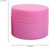 36 Pieces 7G/7ML (0.25oz) PINK Sturdy Thick Double Wall Plastic Container Jar with Foam Lined Lid for Pills, Medication, Ointments and Other Beauty and Health Aids - BPA Free