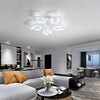 LED Ceiling Light, Elegant Flower Design LED Chandelier 65W 7200LM, Ceiling Lighting Fixture for Living Room, Bedroom, Kitchen, Dining Room, Cool White 6500K