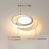 Ceiling Lights, Modern LED Ceiling Lights 32W 2350LM, Warm White 3000K, Round Ceiling Lighting for Bedroom Hallway Balcony Corridor (Dia 28cm)