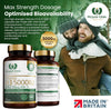 Vitamin D3 5000 IU & Vitamin K2 100mcg (MK-7) x120 Capsules, 4 Month Supply - High Strength Vitamin D & K2 Supplement for Men & Women, Made in The UK by