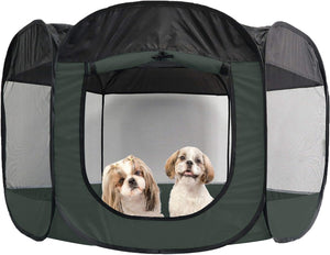 Pop Up Playpen Pet Tent Playground - Hunter Green, Extra Large