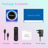 Android TV Box 13.0 Android Boxes with 4GB RAM 32GB ROM RK3528 Quad-Core 64bit Cortex-A53 Support 8K WiFi 6 5GHz+2.4GHz Dual WiFi Bluetooth 5.0 Smart TV Box