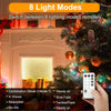 Fairy Lights Plug in, 29.2M/95.8FT 220 LED Waterproof Outdoor String Lights Mains Powered with 8 Modes/Remote Control, Christmas Lights for Outside Indoor Garden Bedroom Decorations(Multi-Coloured)