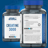 Creatine 3000 - Creatine Monohydrate Capsules 3000mg Per Serving, High Strength Supplement, Increases Physical Performance (120 Capsules - 30 Servings) (New)