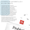 Acidophilus Lactobacillus 1 Billion 120 Tablets - Travel Sickness Tablets - Probiotic Supplements - Probiotics for Women - Health Supplements - Suitable for Vegans and Vegetarians.