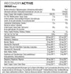 Recovery Active Chocolate 1210 g - Regeneration Whey Drink with Carbohydrates + Magnesium and Zinc